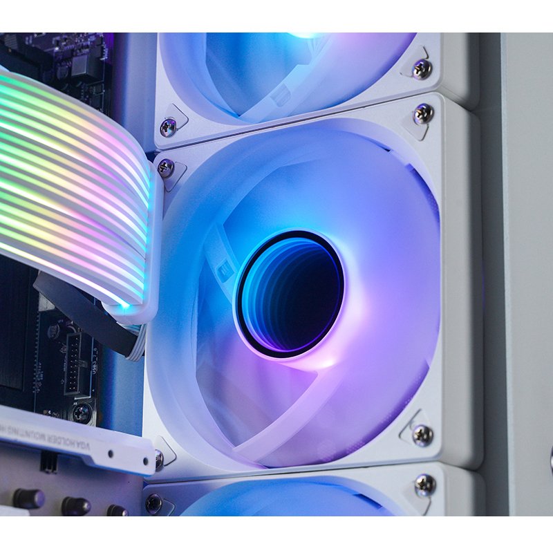 Jonsbo Sl-120 Pwm Ventilador, Argb - 120mm, Blanco