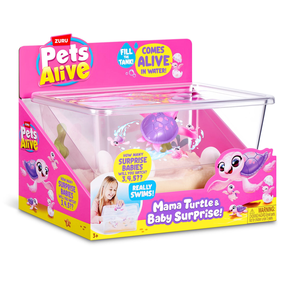 Zuru Pets Alive - Mama Turtle & Baby Surprise, Personaje 4894680041967.0