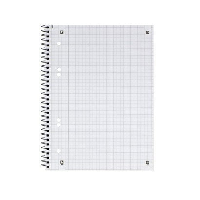 Oxford Collegeblock A5+ 80 Blatt Kariert Rand Links