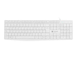 Teclado Español Natec Nautilus Slim Blanco