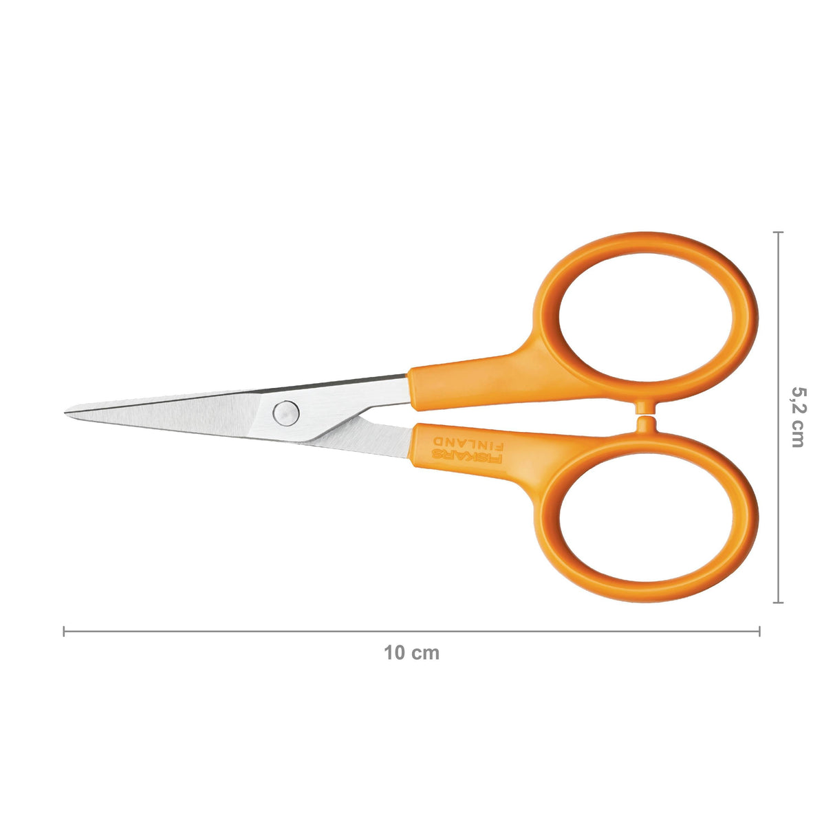 Fiskars 1005143 Stickschere, 10cm