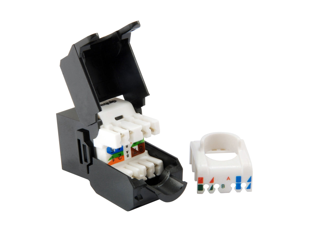 Equip Kit 8 Uds Conector Hembra Rj45 Utp Cat6a Panel Keystone Tool Free Ref- 769226