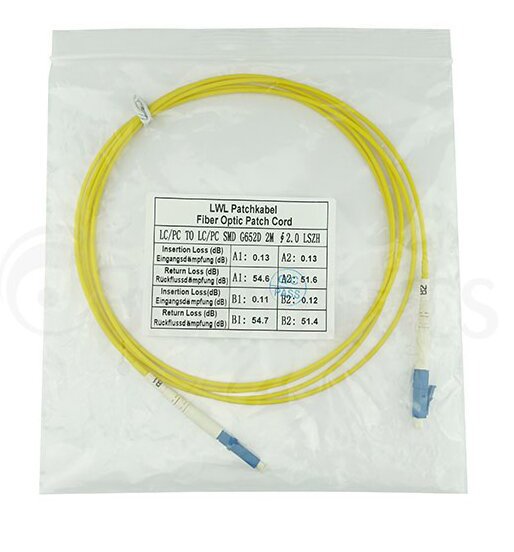 Blueoptics Sfp2121bu3mk Cable De Fibra Optica 3 M Lc G.657.A1 Amarillo