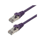 Cat 6 F/Utp Patch Cable - 0.5m Purple