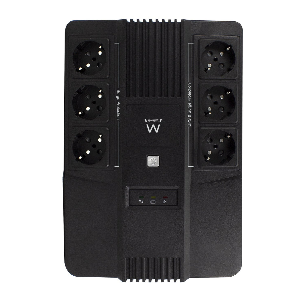 Ewent Ups 600va Line Interactive With Avr, 6 X Cee7/3 Port Line Interactive, 600 Va, 360 W, Avr, 6x Type F (Cee7/3)