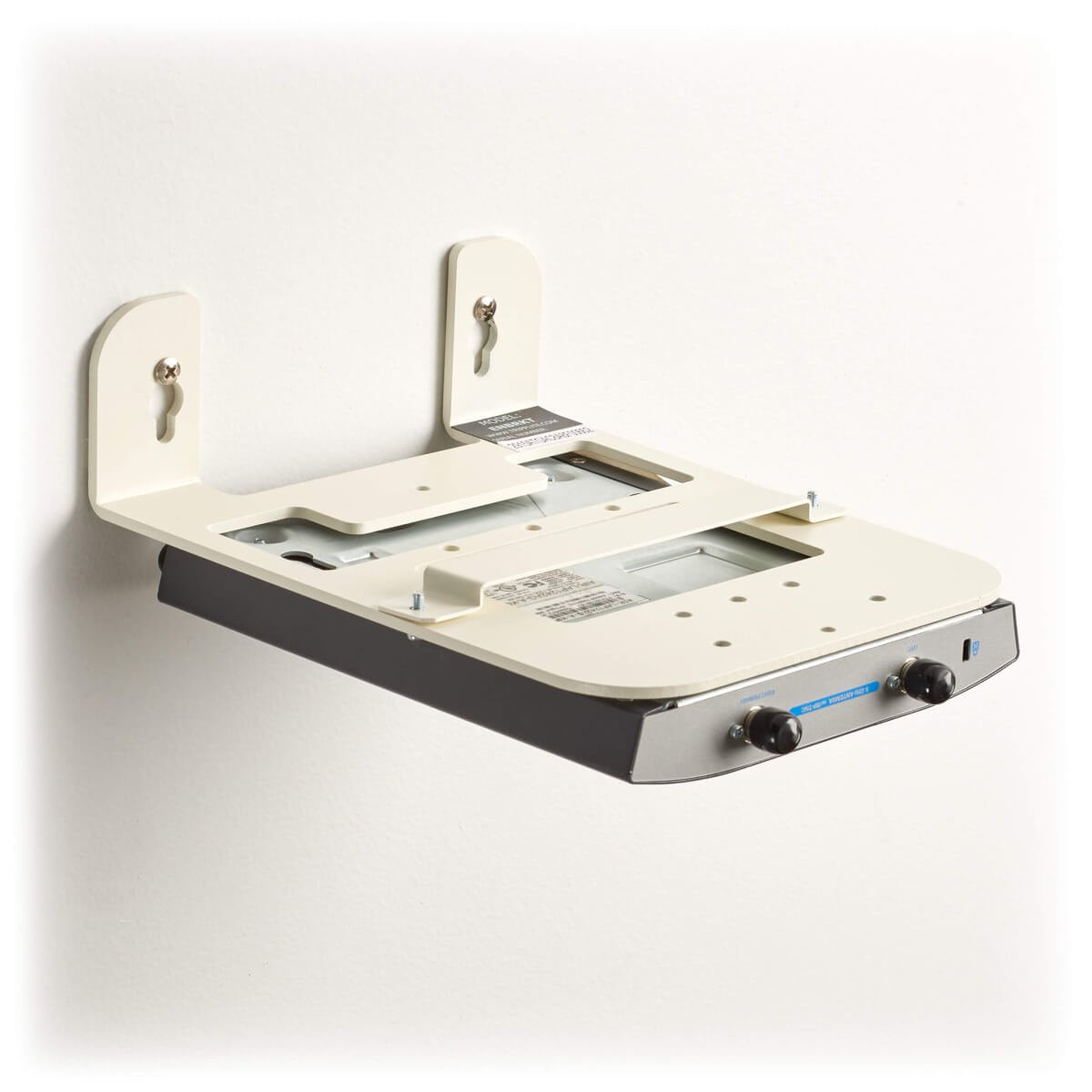 Universal Wall Bracket For Wireless Access Point - Right Angle  Steel White