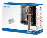 Logilink Modular Plug Rj12 6p6c Unshielded, 100 Pcs.