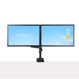 EAN 65030892537 - StarTech.com ARMDUALPIVOT soporte para monitor 81,3 cm (32") Escritorio Negro imagen 3