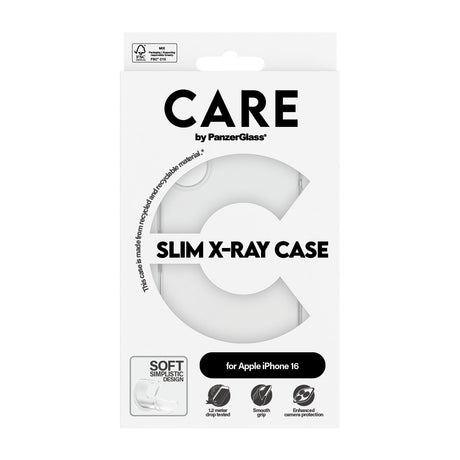 EAN 5715685005800 - PanzerGlass CARE™ by ® X-Ray Case iPhone 16 funda para teléfono móvil Transparente imagen 3