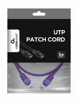 EAN 8716309077910 - Gembird RJ45/RJ45 Cat5e 0.5m cable de red Púrpura 0,5 m U/UTP (UTP) imagen 4