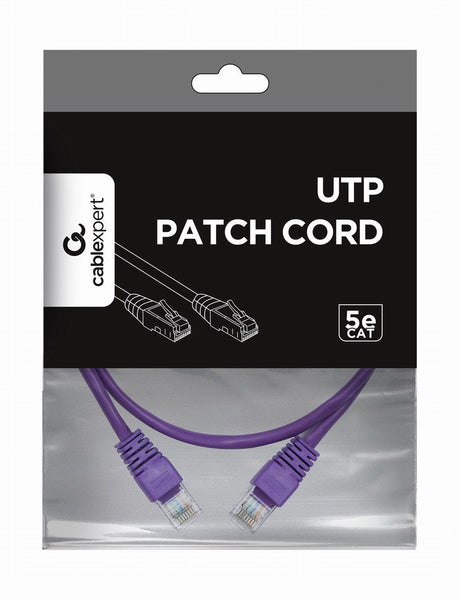 EAN 8716309077910 - Gembird RJ45/RJ45 Cat5e 0.5m cable de red Púrpura 0,5 m U/UTP (UTP) imagen 4