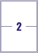 Avery Etiquetas Adhesivas Para Envíos 199,6x143,5mm Láser 2 X 15h 100% Reciclado Blanco