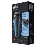 Braun Series 3 310s Afeitadora Eléctrica Recargable En Seco Y Húmedo, Azul