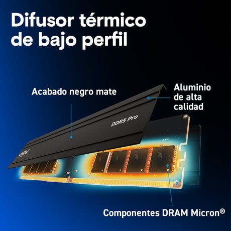EAN 0649528944474 - Crucial Pro CP2K64G56C46U5 módulo de memoria 128 GB 2 x 64 GB DDR5 imagen 4