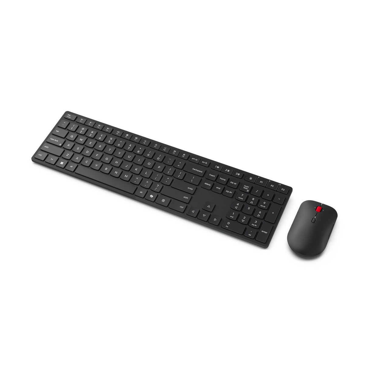 EAN 0195892125273 - Lenovo 4X31S04848 teclado Ratón incluido Oficina RF Wireless + Bluetooth Belga Negro imagen 3