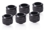 Alphacool Eiszapfen Pro 16mm Hardtube Racor G1/4 - Deep Black Sixpack,