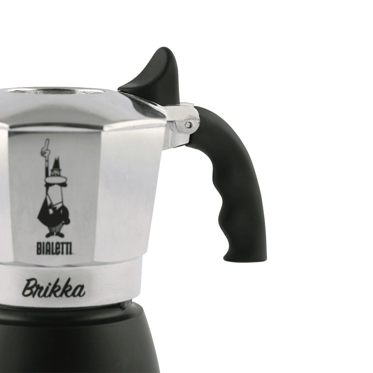 Cafetera Bialetti Brikka Italiana 0,1 L Negro, Acero Inoxidable