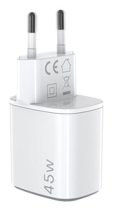 Cargador Gan 2usbc 45w Wh