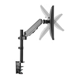 Soporte De Escritorio Giratorio De Resorte De Gas Techly Ica-Lcd 515b Para Monitores Lcd De 17-32", 8kg
