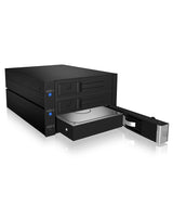 Icy Box Backplane, 3x Sata 3,5" Hdd Für 2x 5,25" Schacht, Hot Swap, Trägerlos