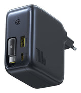 Enercore Cj11 Fast Charger With Retractable Cable 2c+U 100w Eu Cluster Black