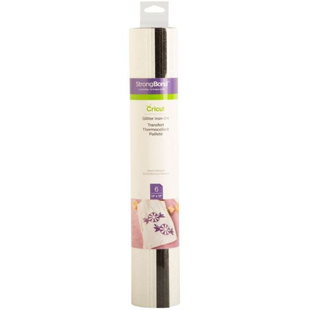 Cricut Glitter Iron-On Sampler Lámina De Vinilo De Transferencia Térmica Vinilo De Termotransferencia Liso 6 Hojas