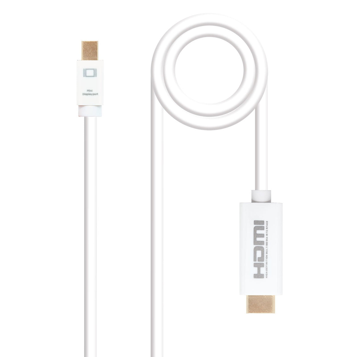 EAN 8433281008571 - Nanocable 10.15.4005 adaptador de cable de vídeo 5 m Mini DisplayPort HDMI tipo A (Estándar) imagen 1