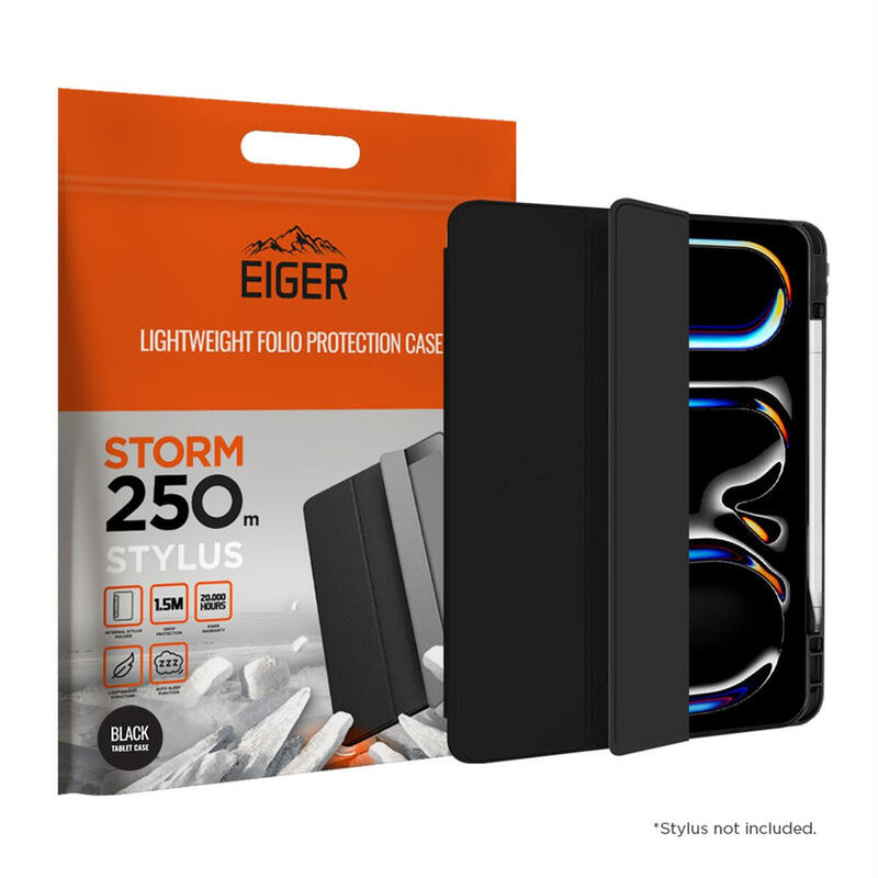 Eiger Storm 250m Stylus Ipad Pro 11'' (2024) Schwarz