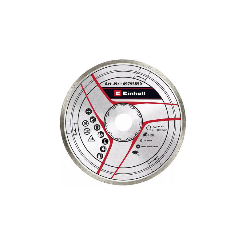 Einhell Diamant Separator, Ø 180 X 25.4 X 2.4 Mm Para Máquinas De Corte De Baldosas 49795850
