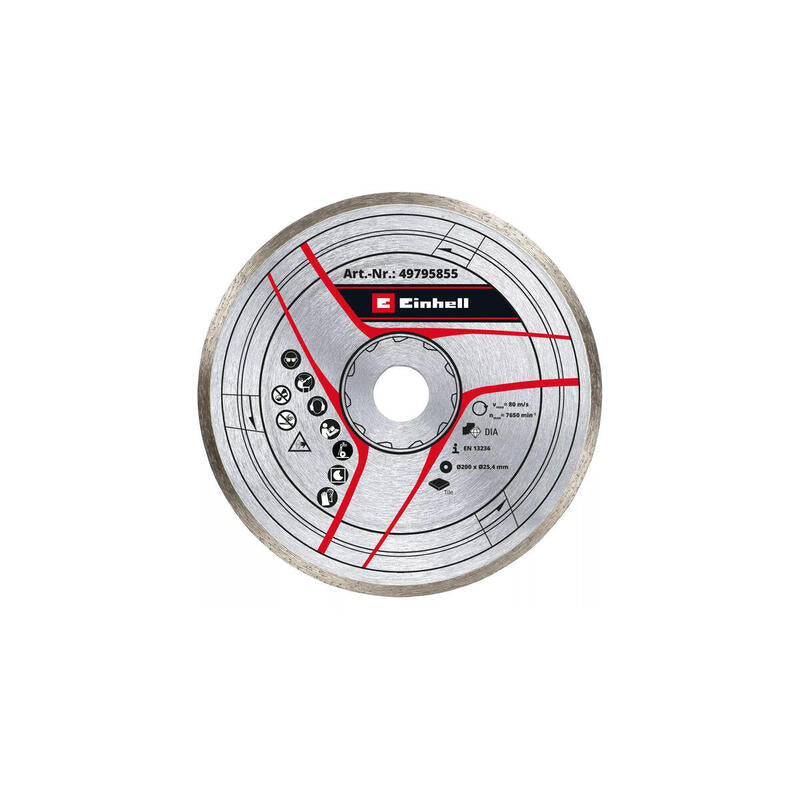 Einhell Diamant Separator, Ø 200 X 25.4 X 2.4 Mm Para Máquinas De Corte De Azulejos 49795855