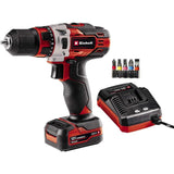 Einhell Taladro Atornillador A Batería Te-Cd 12/1 Li (Li-Ion, 12v Incl. Cargador + 2,0 Ah Batería 4513590