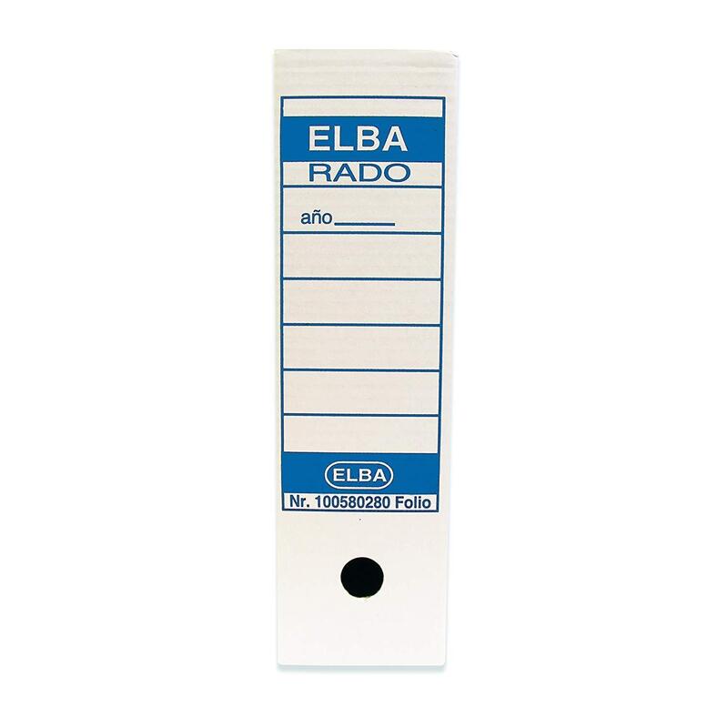 Elba Archivo Definitivo Folio Lomo 100mm Blanco -50u-
