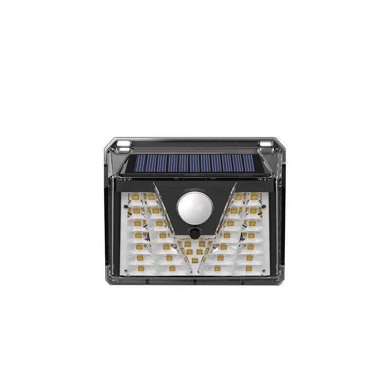 Elbat Aplique Led Solar - 150lm - Luz Fria 6500k - Sensor De Movimiento - Bateria 1200mah
