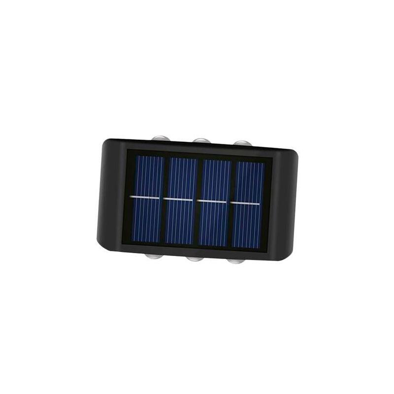Elbat Aplique Solar Led 150lm - Panel Solar Integrado 2v, 150mah - Bateria 1.2v, 600mah