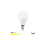 Elbat Bombilla Led G45 6w 500lm E14 Luz Calida - 3000k - Blanco