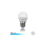 Elbat Bombilla Led G45 7w 600lm E27 Luz Fria - Ahorro De Energia - Larga Vida Util - Bajo Consumo - Color Blanco