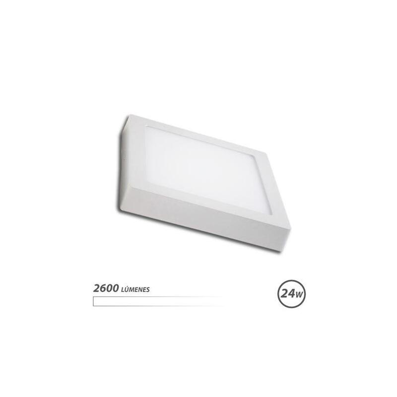 Elbat Downlight Cuadrado Sobre Pared Led - 24w - 2600lm - Luz Blanca