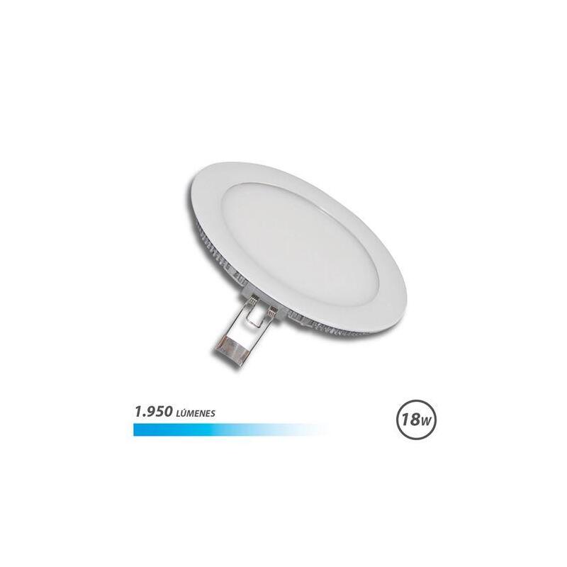 Elbat Downlight Empotrar Ultraplano Led - Luz Fria 18w 1950lm - Diseño De Bajo Perfil - Blanco Frio