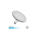 Elbat Downlight Empotrar Ultraplano Led - Luz Fria 18w 1950lm - Diseño De Bajo Perfil - Blanco Frio