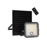 Elbat Eb0573 Foco Led Solar 10w - 1500lm - Cct 3000k/6000k - Luz Calida Y Fria - Sensor De Movimiento