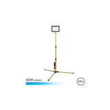 Elbat Foco Led Con Tripode 50w - 4250 Lumenes - 6500k Luz Fria - Cable De 3m - Ip65 Para Uso En Exterior