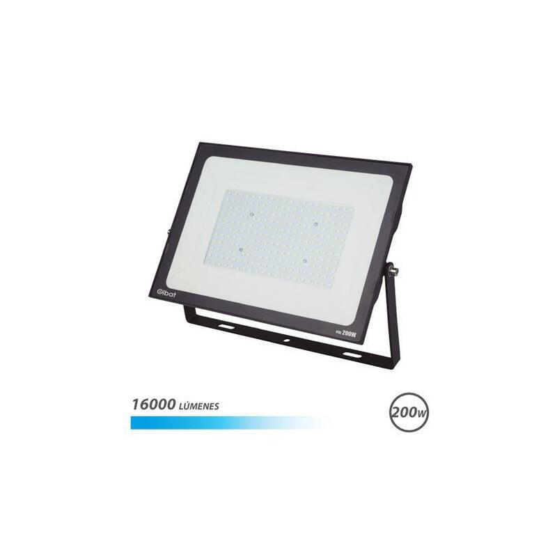 Elbat Foco Led Serie Super Slim 200w 16000lm - 6500k Luz Fria - Apto Para Exterior