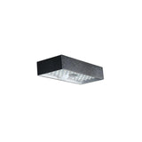 Elbat Lampara Solar Led - 230x97x42.7mm - 6w, 900 Lumenes - Luz Blanca 4000k - Sensor De Movimiento - Color Negro
