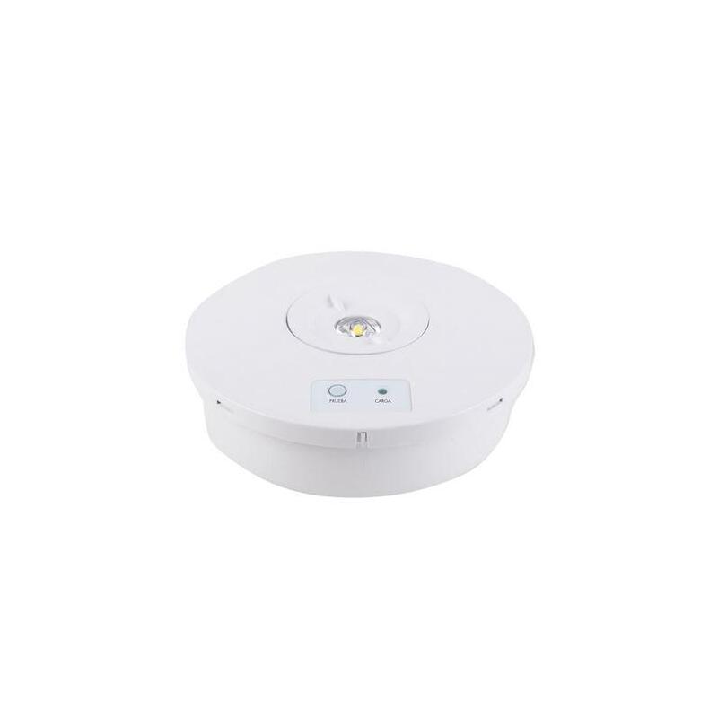 Elbat Luz De Emergencia Sobre Pared - 330 Lumens - 6000k - 2w - Luz Fria - 3 Horas De Autonomia - Bateria De Litio