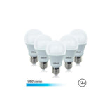 Elbat Pack 5 Unidades 12w - Lumenes 1080 - Tipo De Luz 6500k Luz Fria E27 - Angulo 220º - Dimensiones 60x120mm