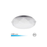 Elbat Serie Neptuno Aplique De Techo Led 20w 2000lm - 6500k Luz Fria - Diametro 28cm