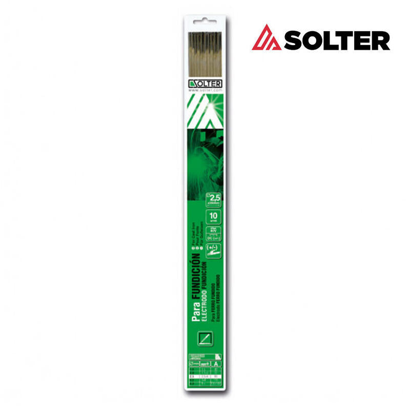 Electrodo Para Fundición Enici Ø2,5mm (Blister 10 Unid.) Solter
