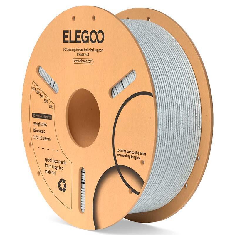 Elegoo Pla Mármol Para Impresoras 3d Fdm - Filamento 1.75mm Bobina De 1kg