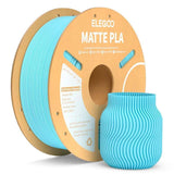 Elegoo Pla Matte Azul Claro Mate Para Impresoras 3d Fdm - Filamento 1.75mm Bobina De 1kg