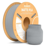 Elegoo Pla Matte Gris Mate Para Impresoras 3d Fdm - Filamento 1.75mm Bobina De 1kg